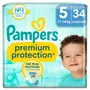 PAMPERS Premium-protection couches taille 5 (11-16kg) 34 couches
