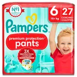 PAMPERS Premium protection couches culottes taille 6 (+15kg) 27 couches