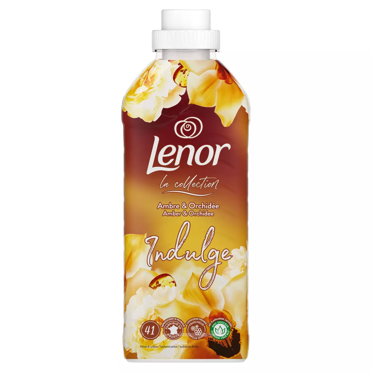 LENOR La Collection Adoucissant liquide concentré ambre et orchidée 41 lavages 0.861l