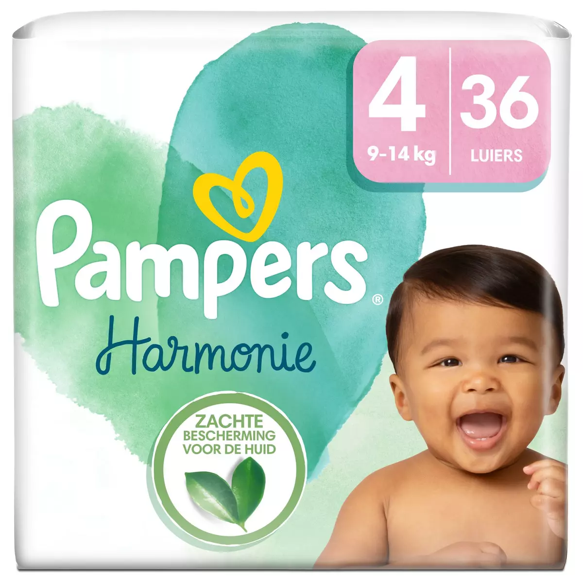 PAMPERS Harmonie couches taille 4 (9-14kg) 36 couches