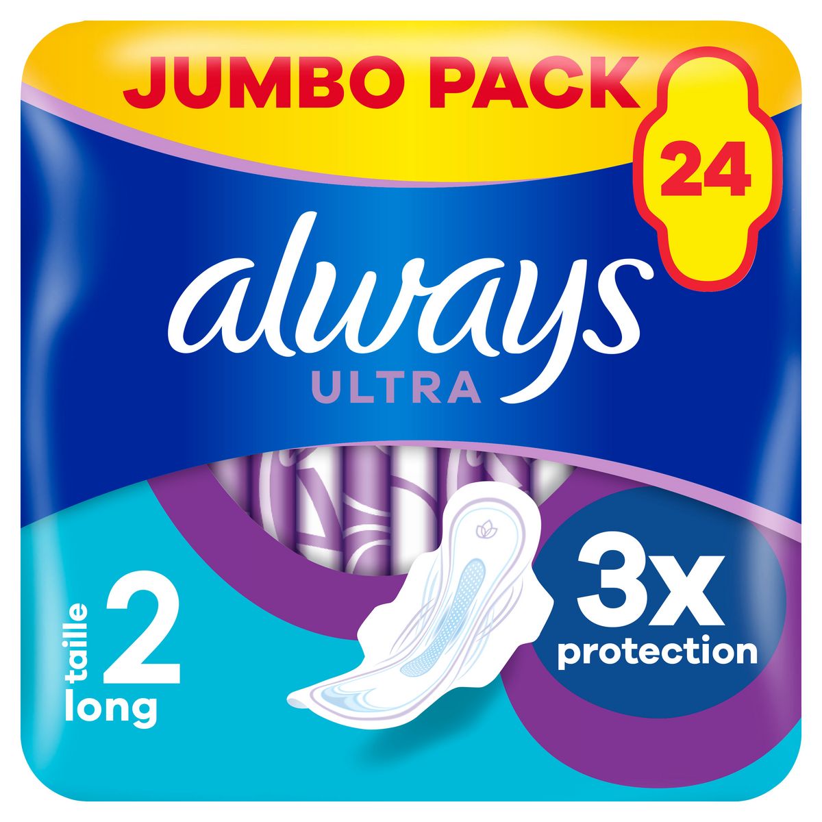 ALWAYS Ultra day Serviettes hygiéniques long taille 2 24 serviettes
