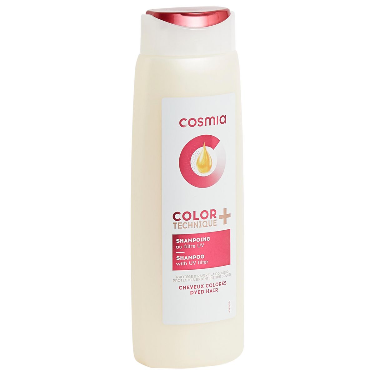 COSMIA Shampoing color+ au filtre UV cheveux colorés 400ml