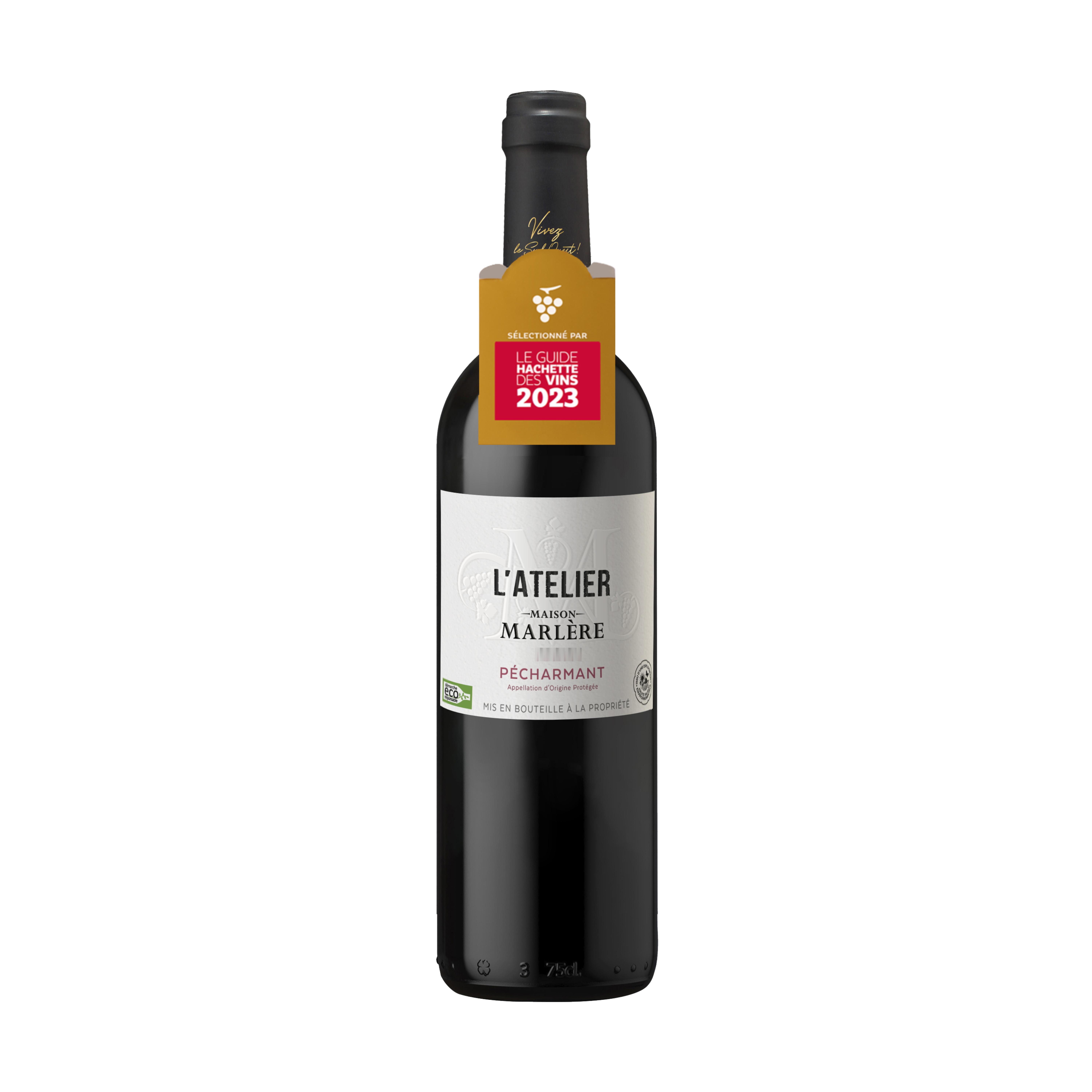 Voir la diapositive 2 : AOP Pécharmant L'Atelier rouge 75cl