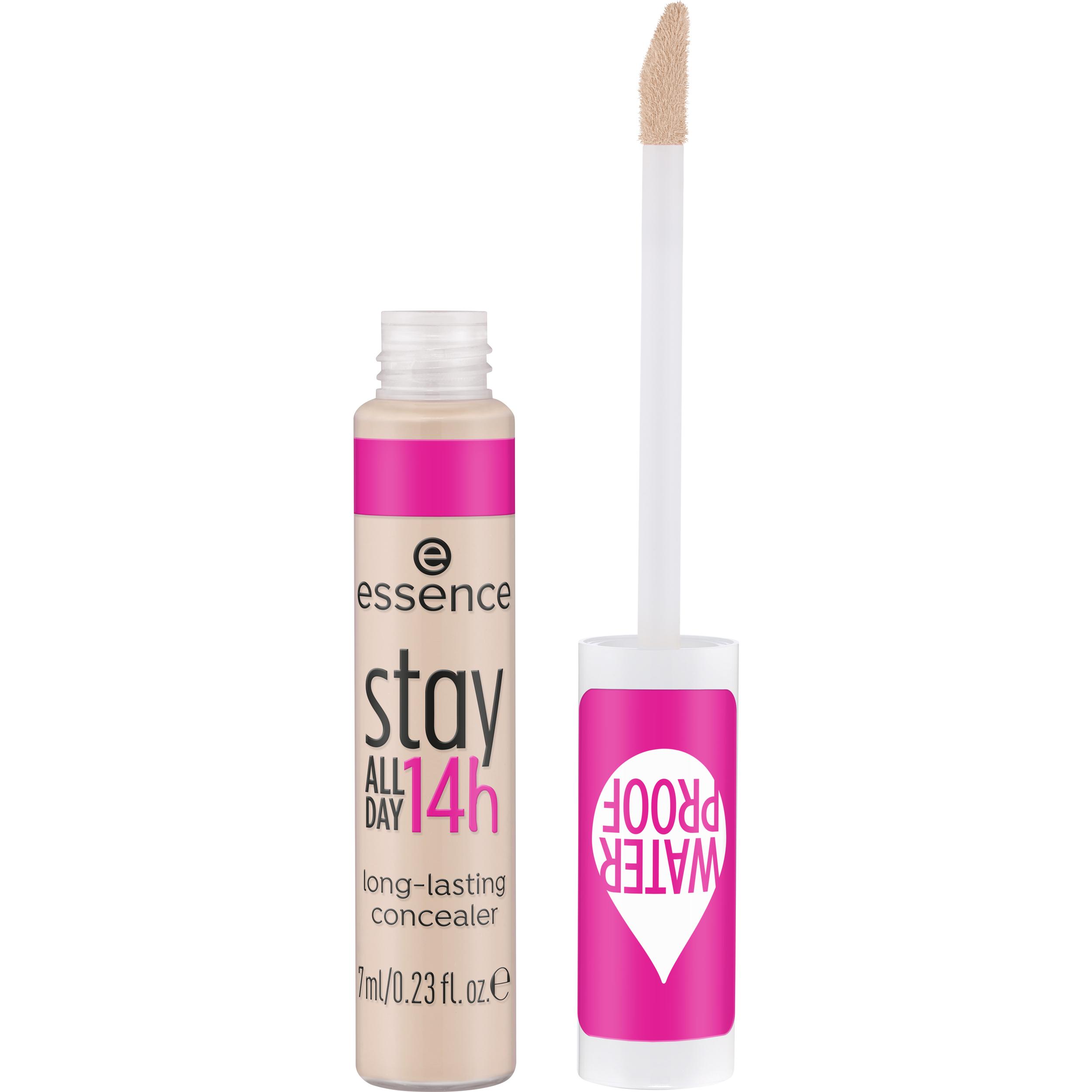 Voir la diapositive 2 : ESSENCE Stay all day 14h long-lasting concealer correcteur liquide waterproof 10 light honey 7ml