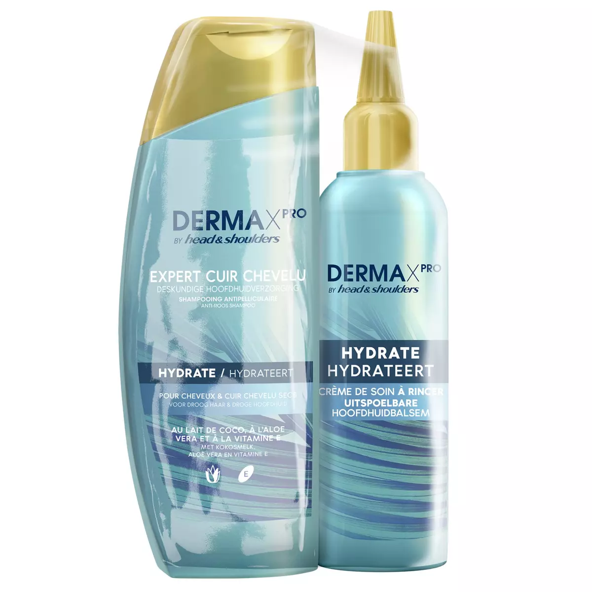 HEAD & SHOULDERS Derma X pro shampooing et soin pour cheveux secs shampooing 225ml + soin 145ml