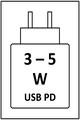 3 - 5 W USB PD
