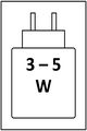 3 - 5 W USB