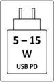 5 - 15 W USB PD