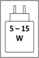 5 - 15 W USB