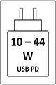 10 - 44 W USB PD