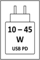 10 - 45 W USB PD