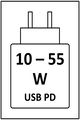 10 - 55 W USB PD