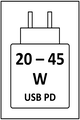 20 - 45 W USB PD