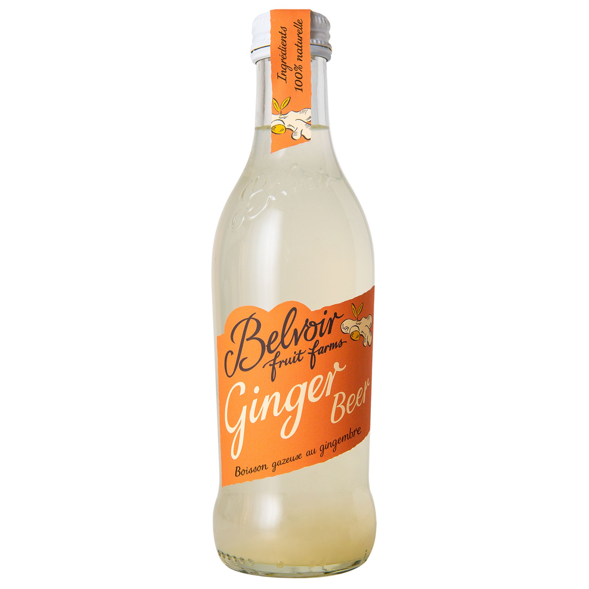 BELVOIR Boisson gazeuse au gingembre bouteille 25cl