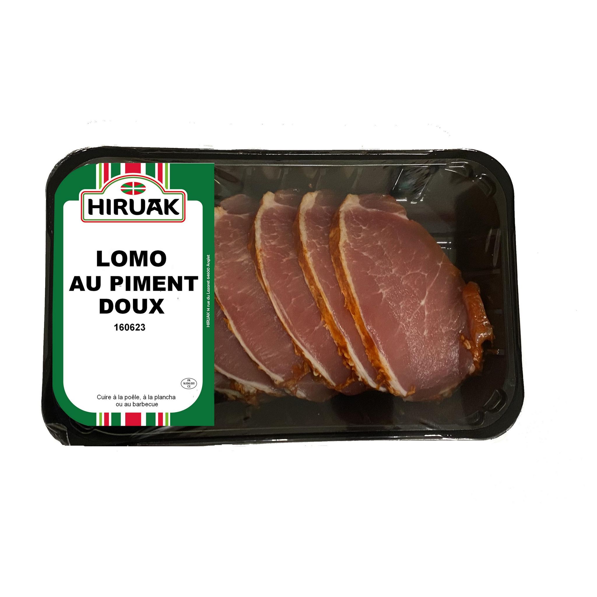 Viande De Porc : Lomo Mariné Au Piment Doux ALDELIS : La Barquette De 350g à Prix