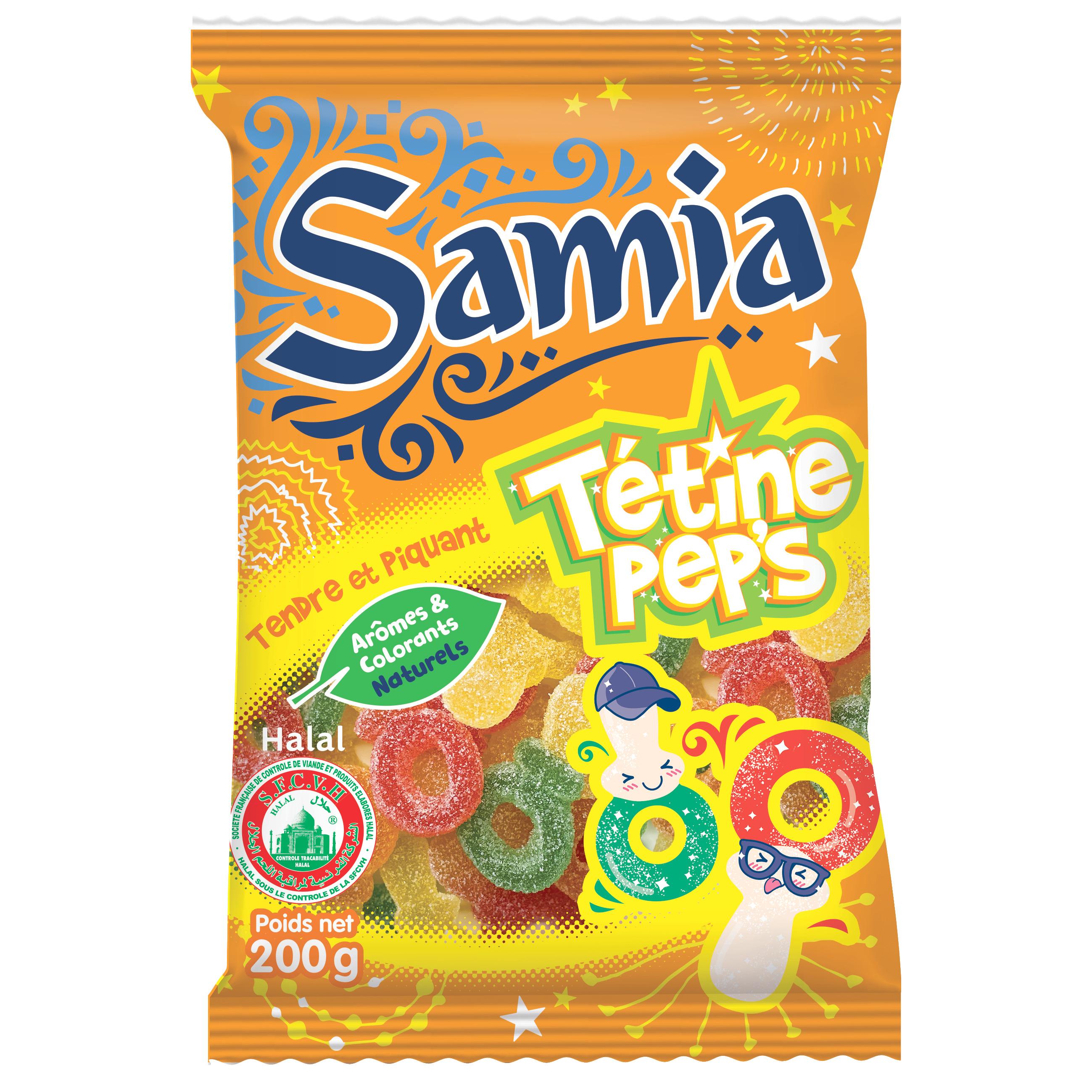 SAMIA Bonbons tétine pep's halal 200g