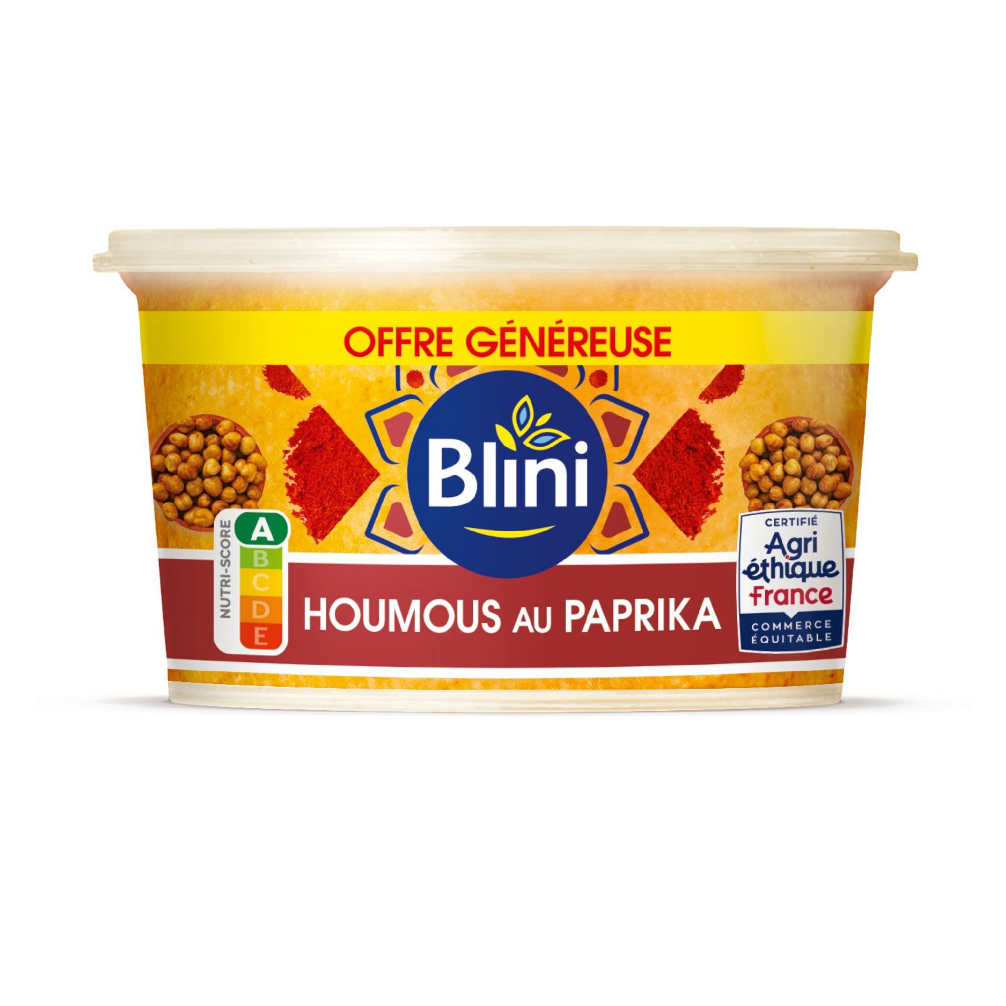 BLINI Houmous paprika 200g pas cher Auchan.fr