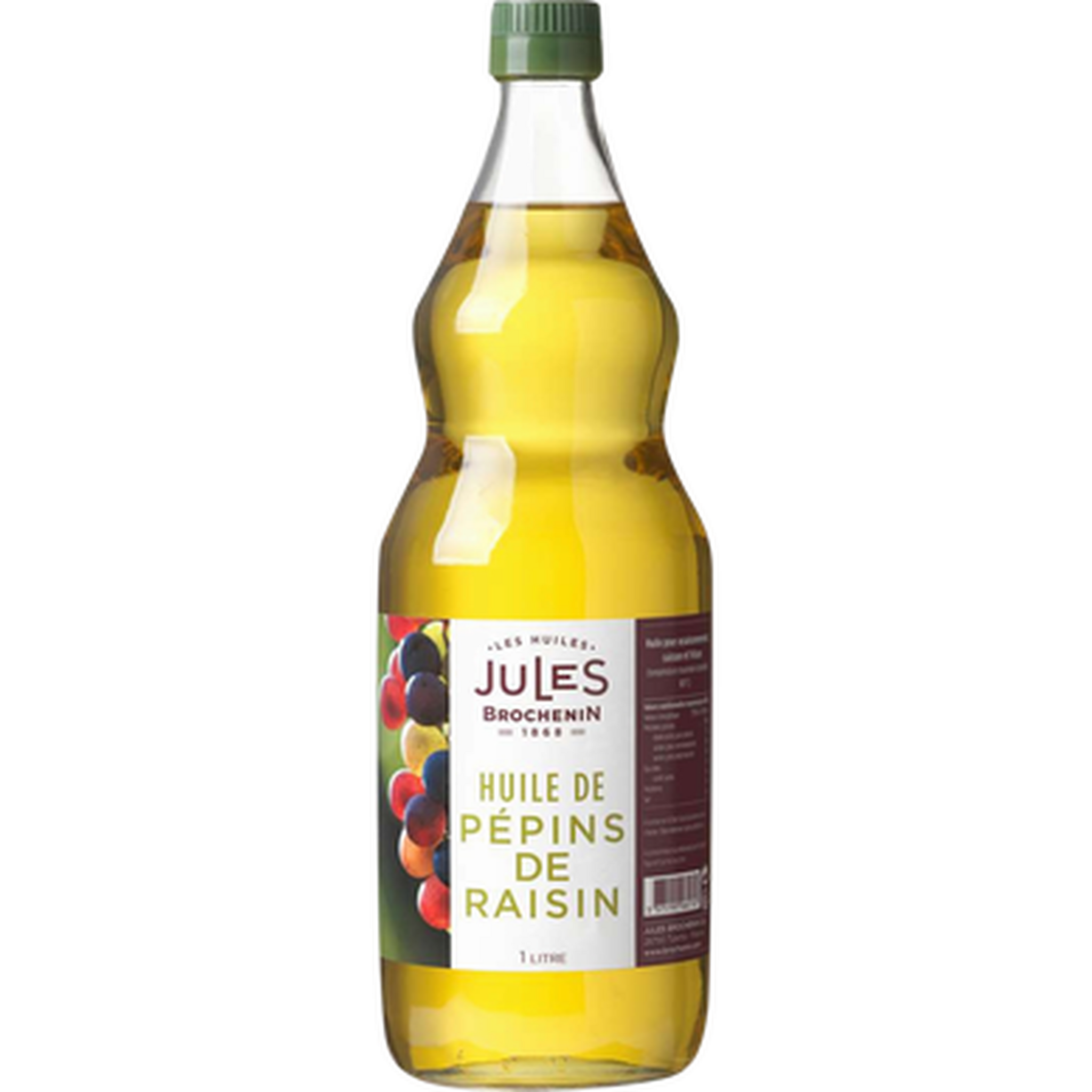 JULES BROCHENIN Huile de pépins de raisin 1l pas cher Auchan.fr — free download