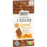 Nestlé Les recettes de l'atelier tablette de chocolat au lait caramel pointe de sel