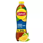 LIPTON Thé glacé saveur citron citron vert 1.25l
