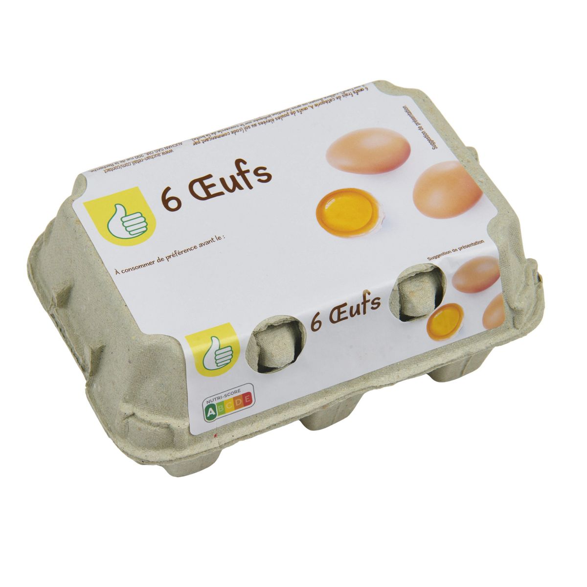 POUCE Œufs de poules 6 œufs