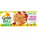 GERBLE BIO Petit déj' Biscuits aux fruits rouges à l'épeautre bio 132g