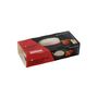Voir la diapositive 2 : AUCHAN COLLECTION FONTAINEBLEAU Mousse de fromage frais sur lit de purée de framboises 2x90g