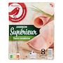Voir la diapositive 2 : AUCHAN Jambon supérieur sans couenne 8 tanches 320g