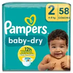 Pampers Baby-dry couches taille 2 (4-8kg)