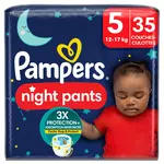 PAMPERS Baby-dry night couche-culotte taille 5 (12-17kg) 35 couches