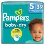 Pampers Baby-Dry couches taille 5 (11-16kg)