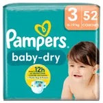 Pampers Baby-Dry couches taille 3 (6-10kg)
