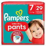 PAMPERS Baby-Dry pants couches-culottes taille 7 (+17kg) 29 couches