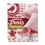 Voir la diapositive 2 : AUCHAN Jambon de Paris sans couenne 2 tranches 80g