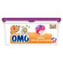 Voir la diapositive 2 : OMO Lessive capsules 3 en 1 Pêche et pamplemousse 27 capsules