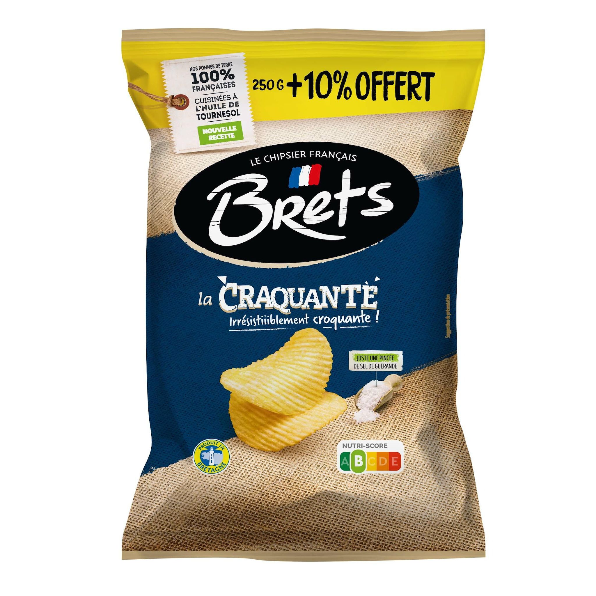 BRETS Chips la Craquante 10% offert 275g