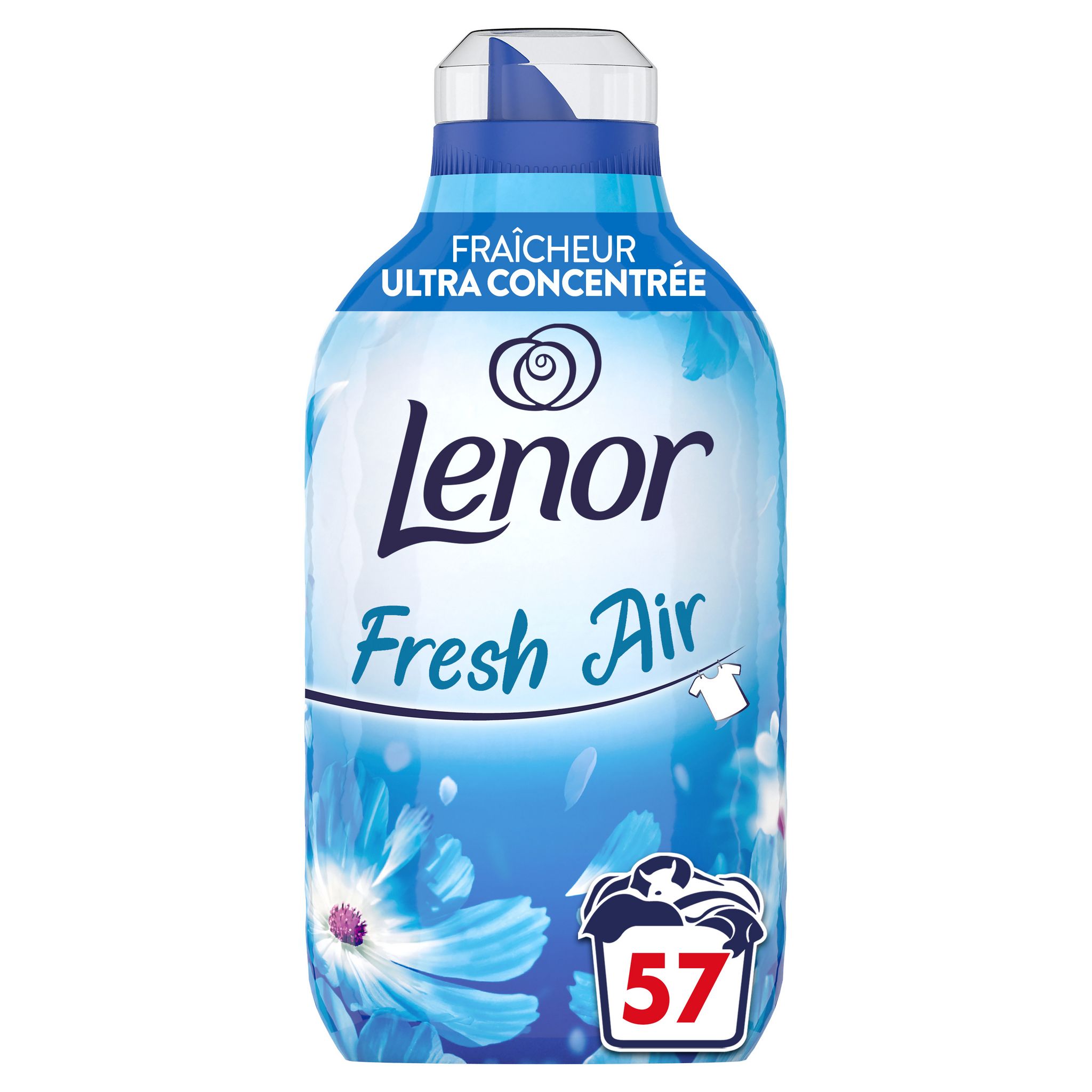 LENOR Adoucissant fresh air fraîcheur ultra concentrée 57 lavages 0.796l