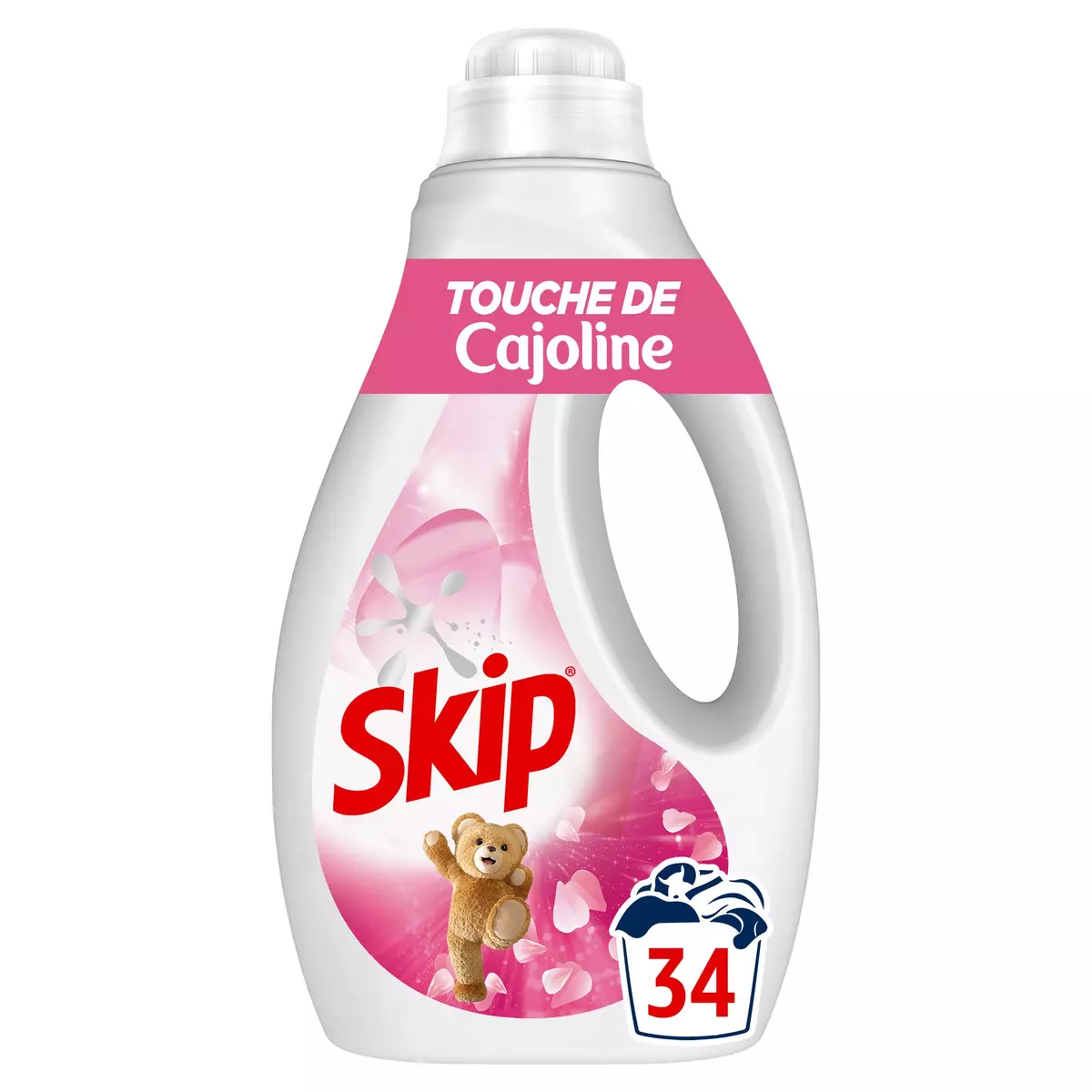SKIP Lessive liquide touche de Cajoline 34 lavages 1,53l