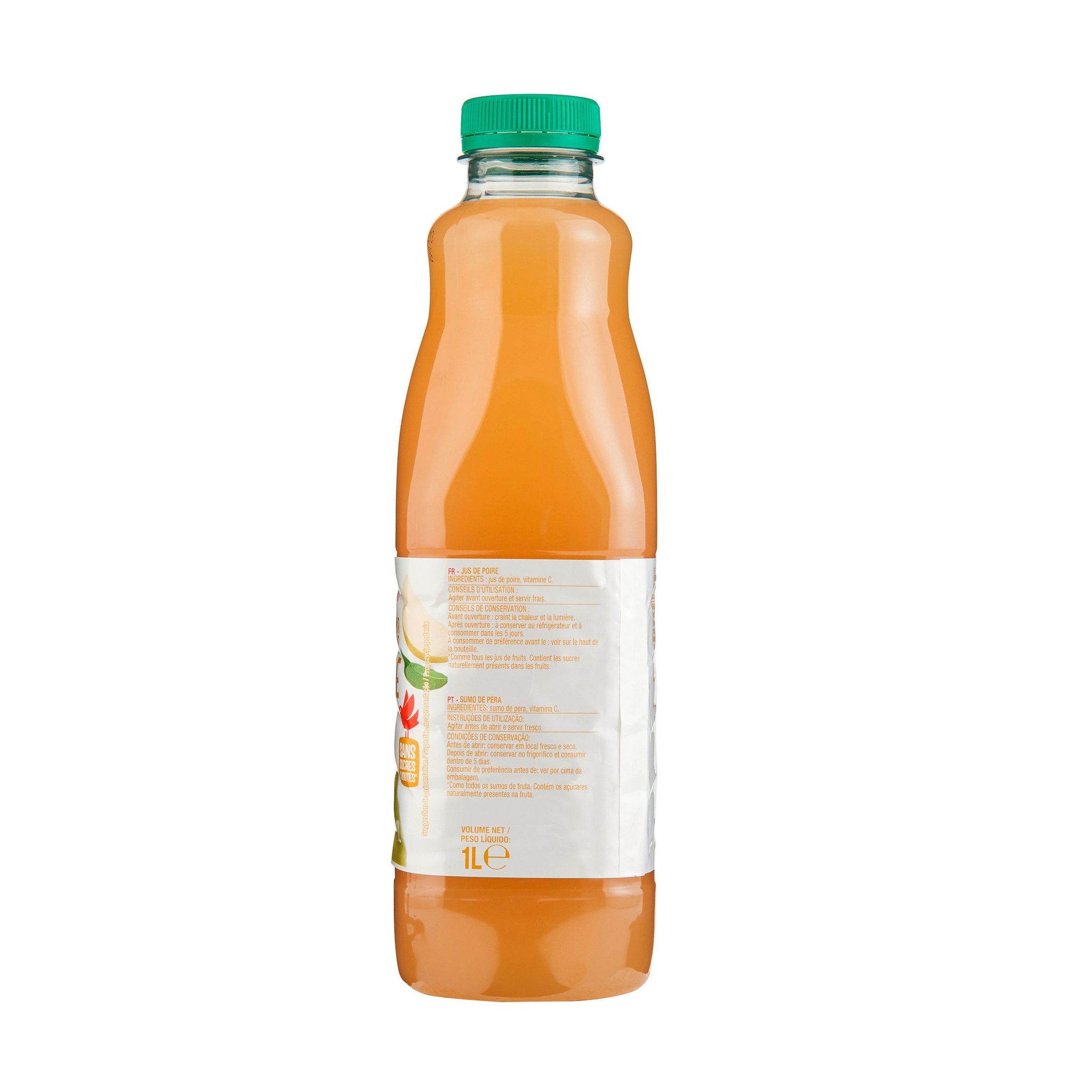 Voir la diapositive 2 : AUCHAN Pur jus de poire 1l