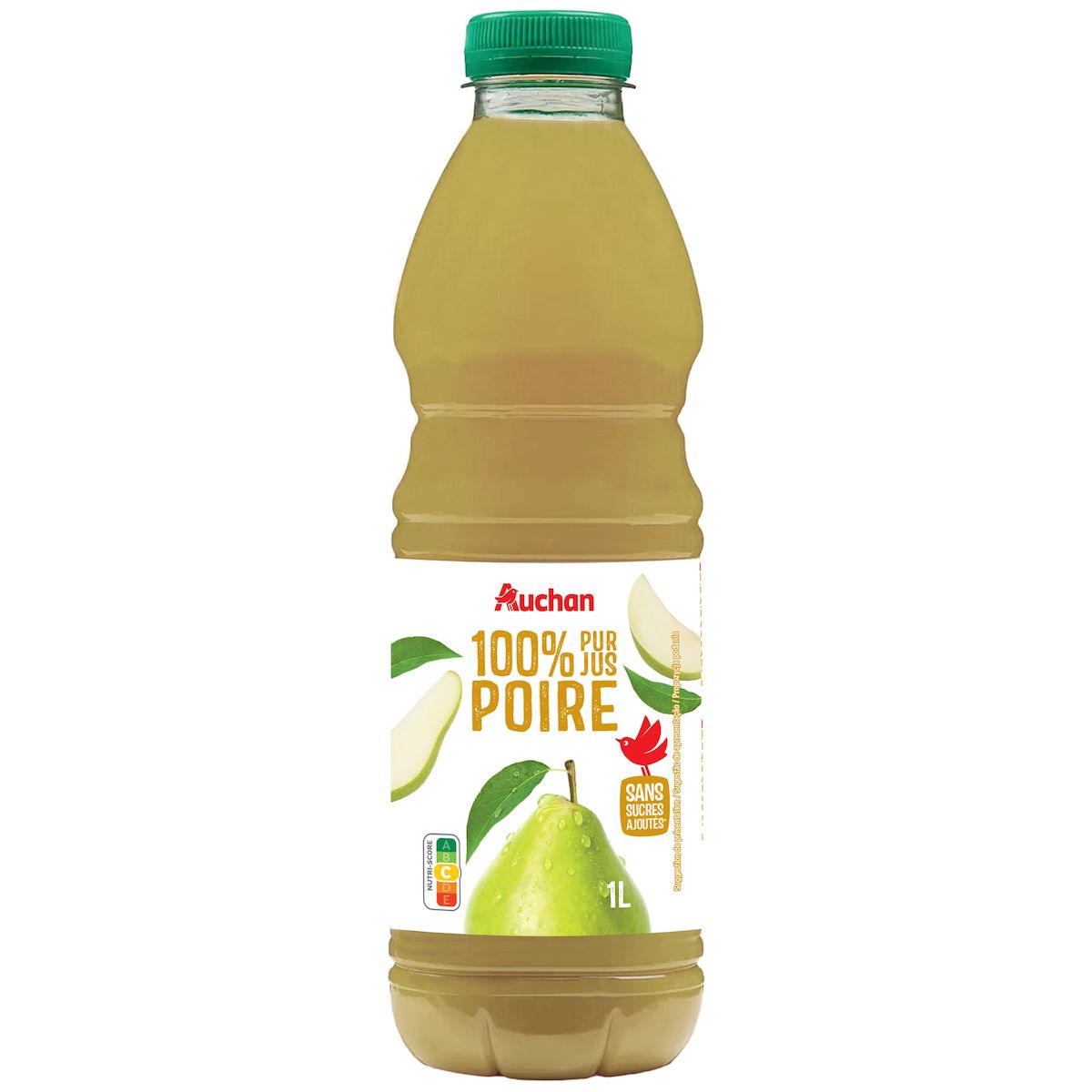 AUCHAN Pur jus de poire 1l