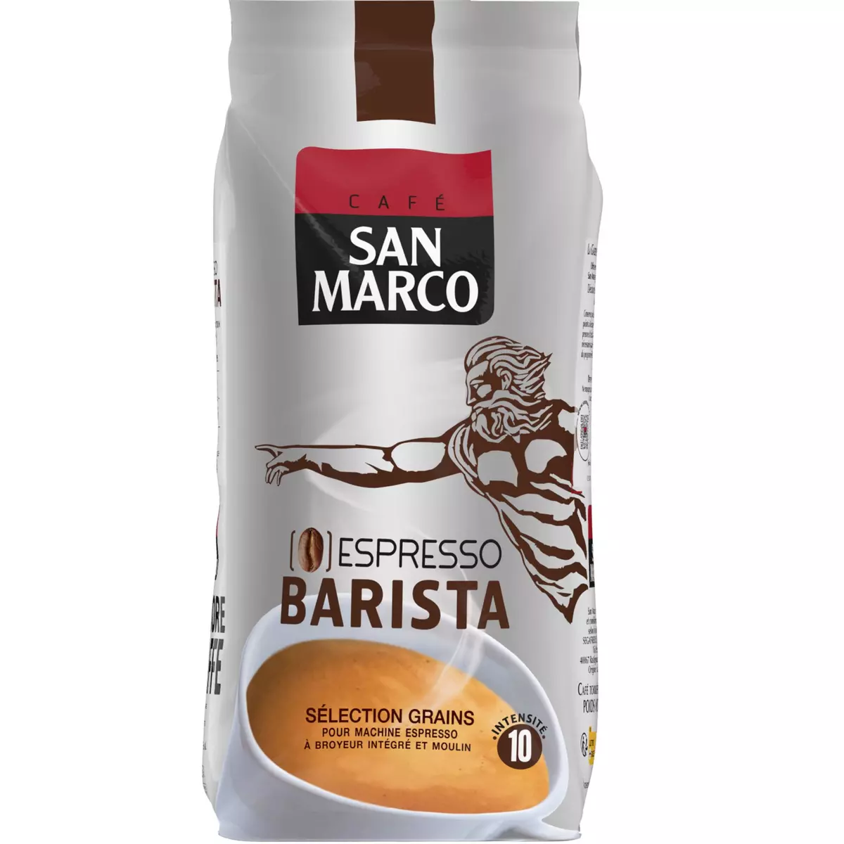 SAN MARCO Café en grains Espresso Barista intensité 10 1kg
