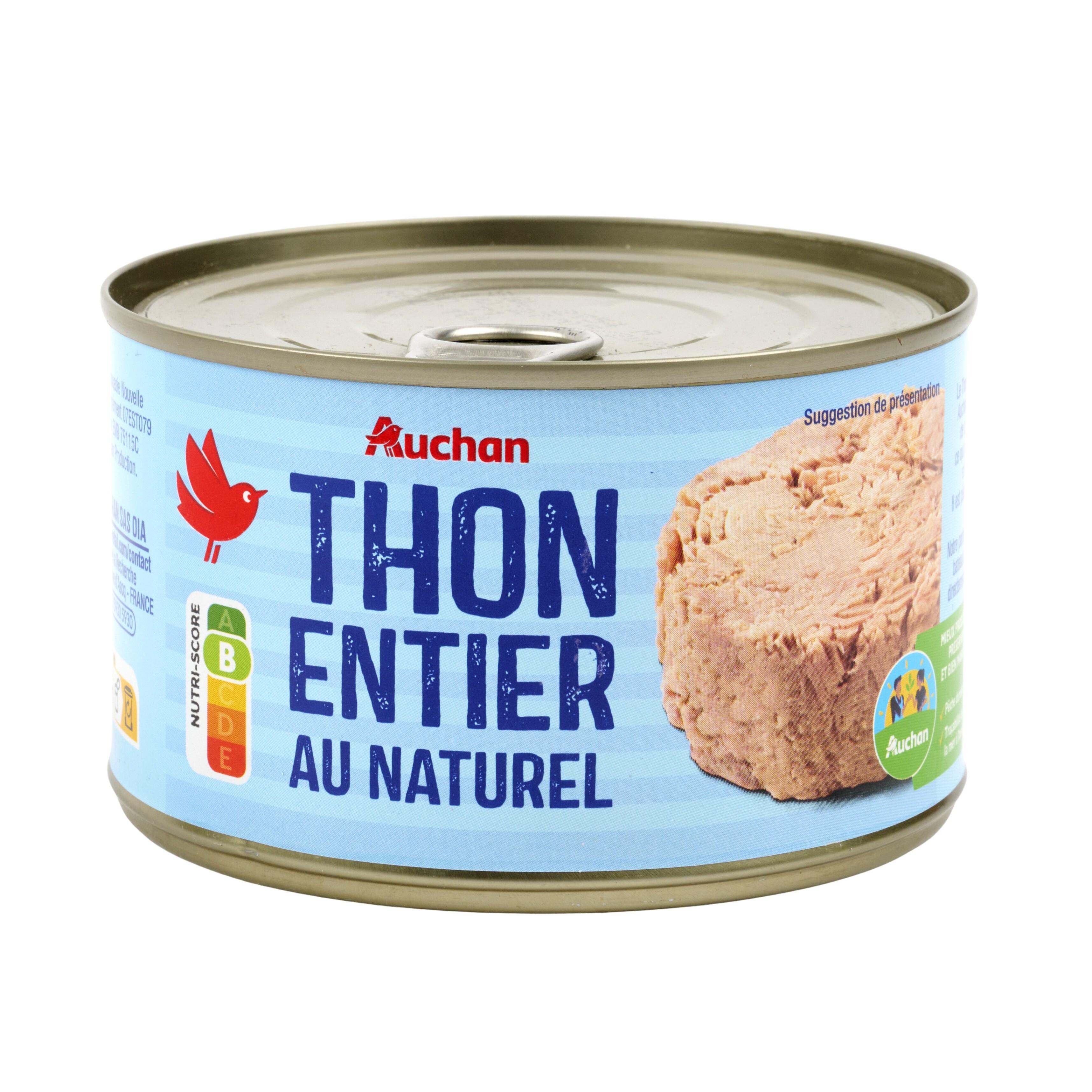 Voir la diapositive 2 : AUCHAN CULTIVONS LE BON thon listao au naturel 280g