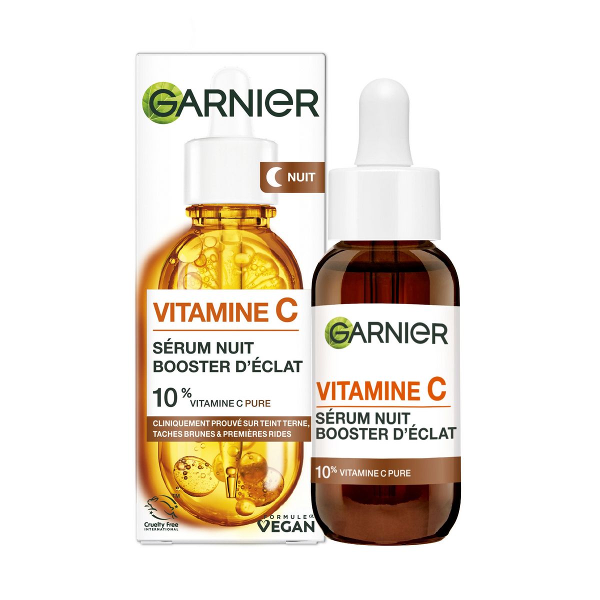 GARNIER SkinActive sérum nuit vitamine C 30ml