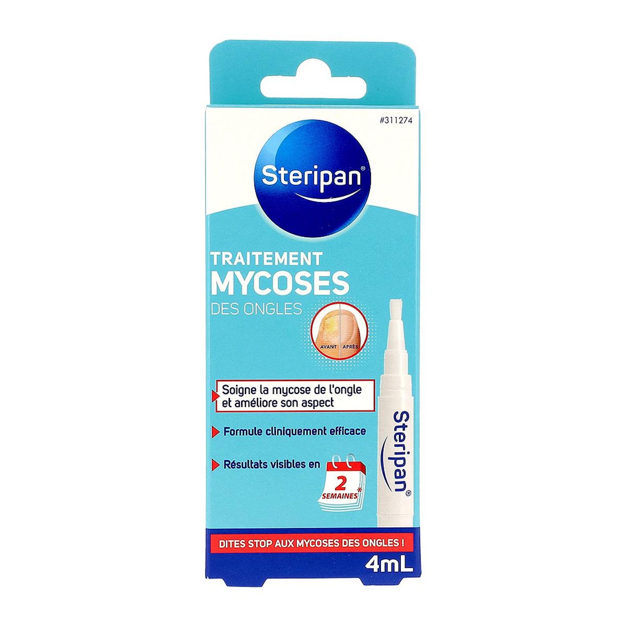 STERIPAN Traitement mycoses de l'ongles 4ml
