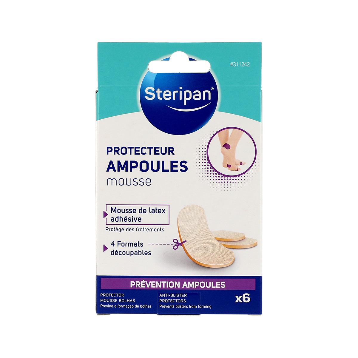 STERIPAN Protecteur ampoules mousse 6 protecteurs