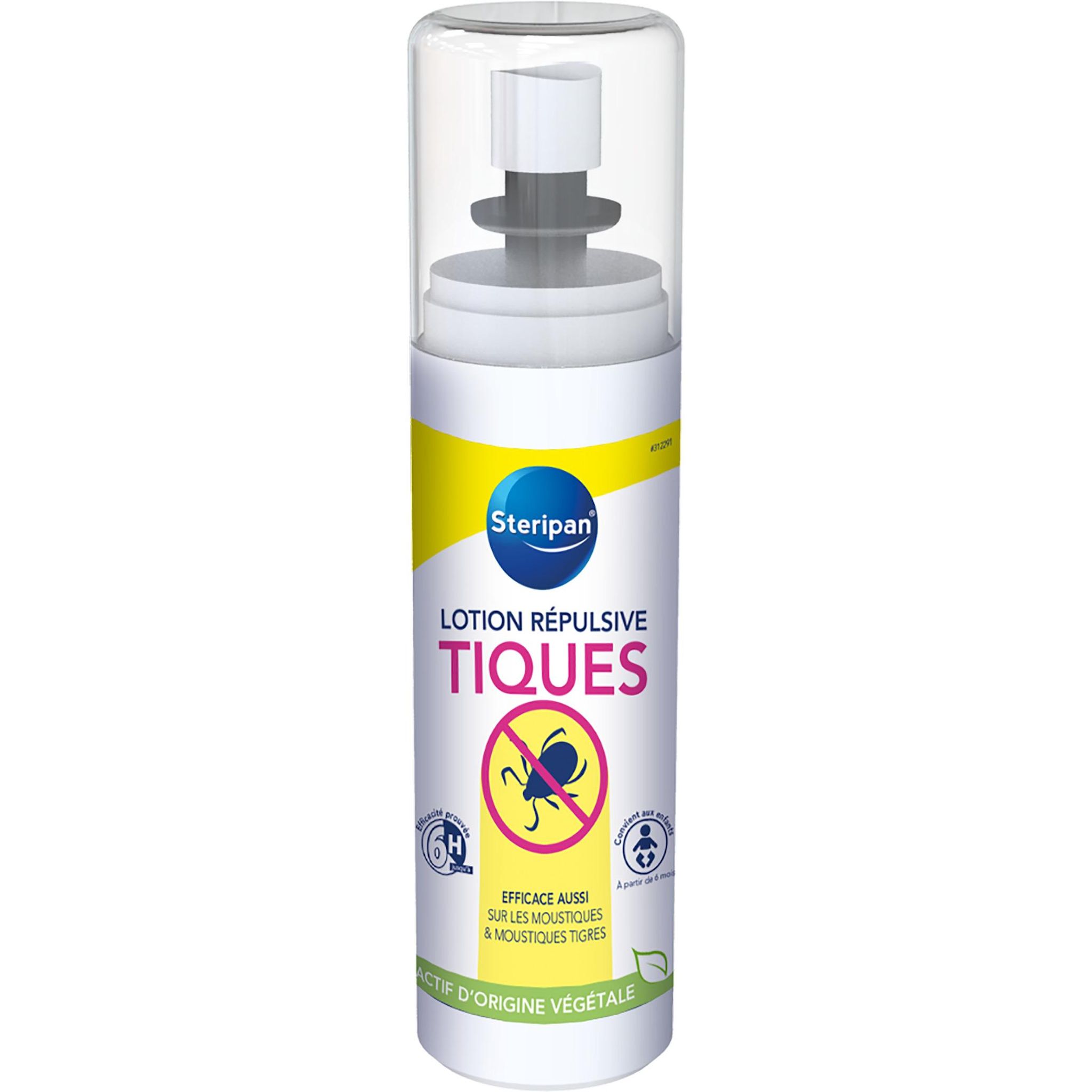 STERIPAN Lotion répulsive tiques 100ml