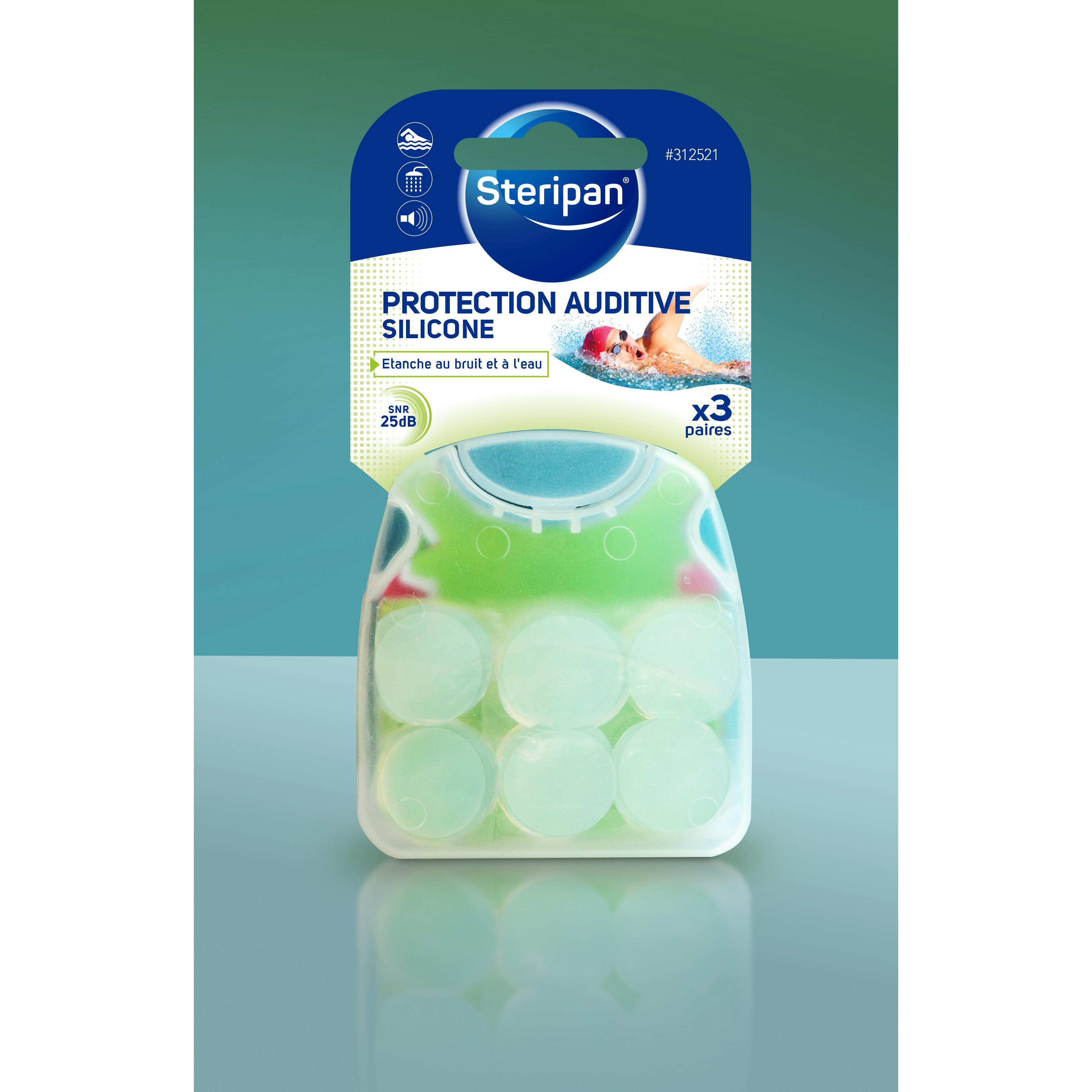 STERIPAN Protection auditive silicone 3 paires