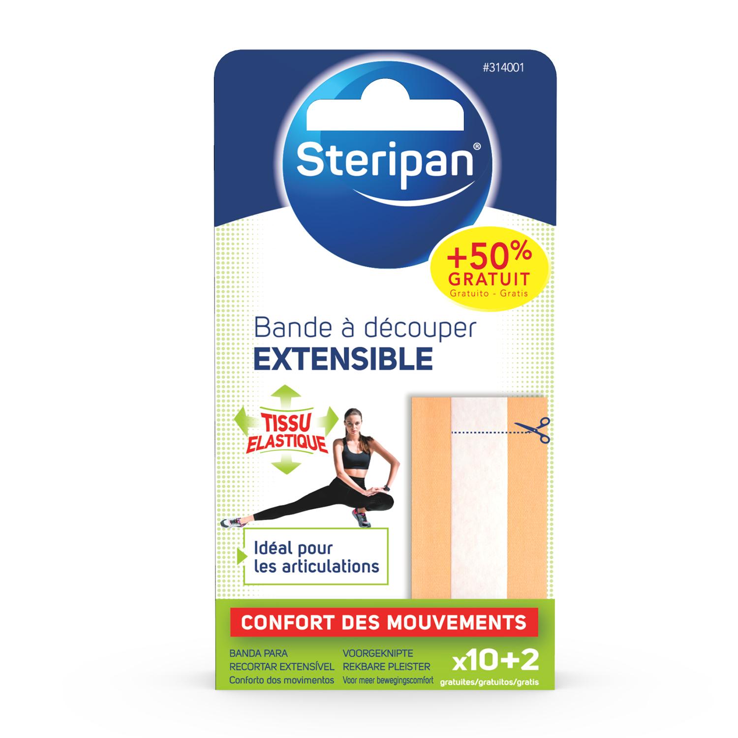 STERIPAN Bande à découper extensible 10+2 bandes offertes