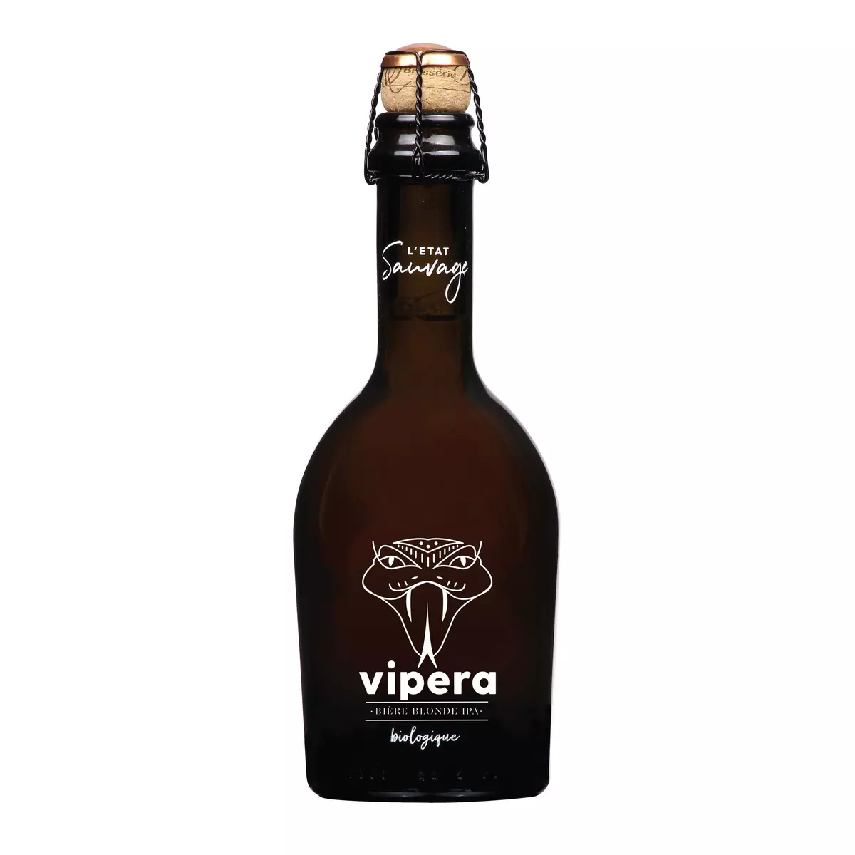 L'ETAT SAUVAGE Bière blonde IPA bio vipera 5.8% bouteille 33cl
