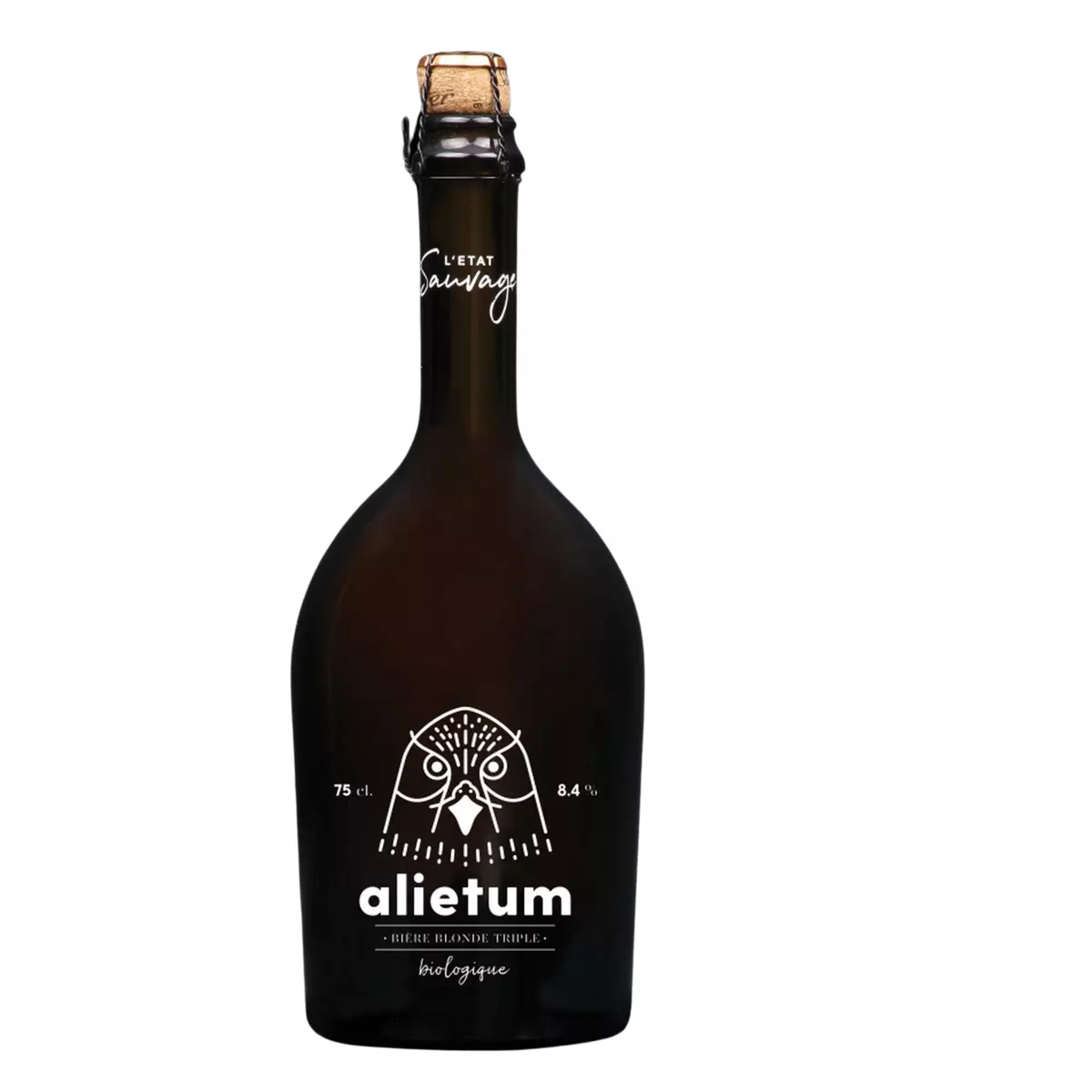 L'ETAT SAUVAGE Bière blonde triple bio alietum 8.4% 75cl